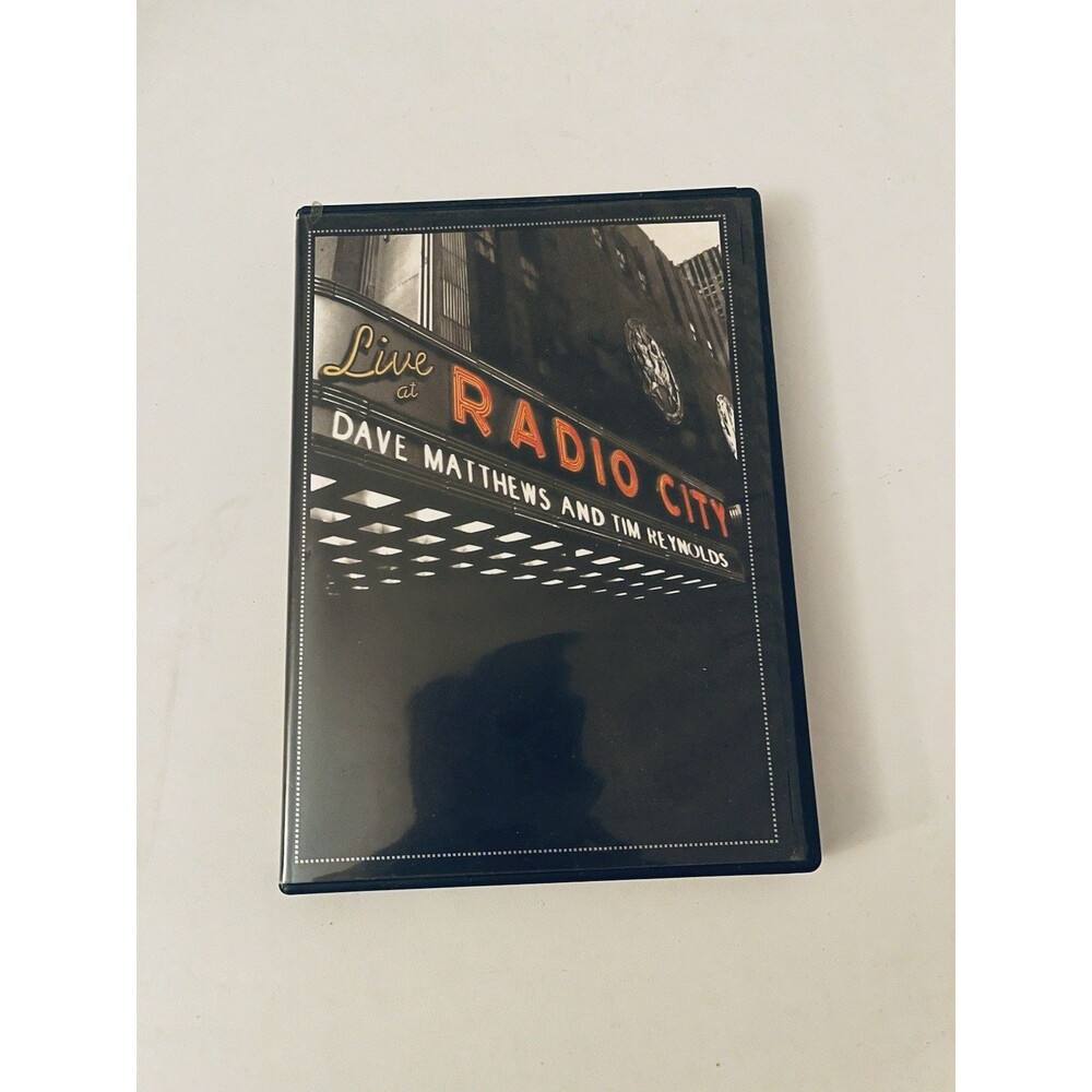 Live at Radio City DVD Dave Matthews And Tim Reynolds Concert 2007 W/ Insert